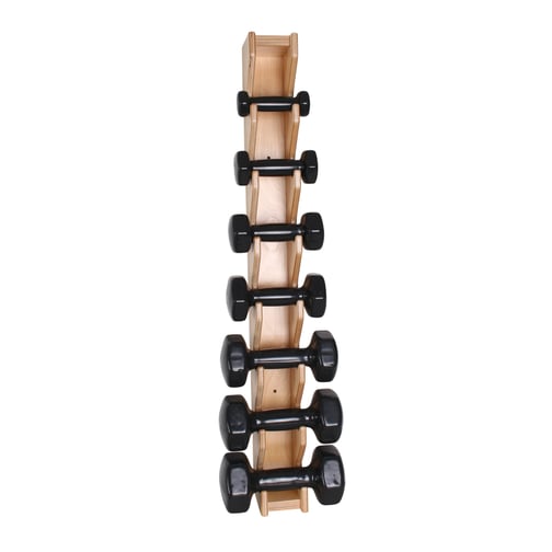 Kübler Sport® Wandhalterung mit Fausthanteln 0