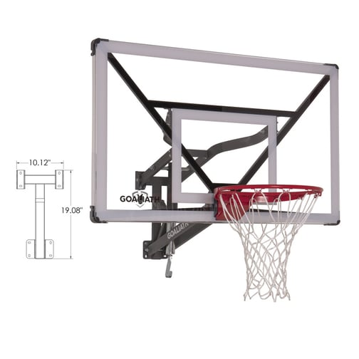 Goaliath® Basketball-Wandanlage GoTek 54