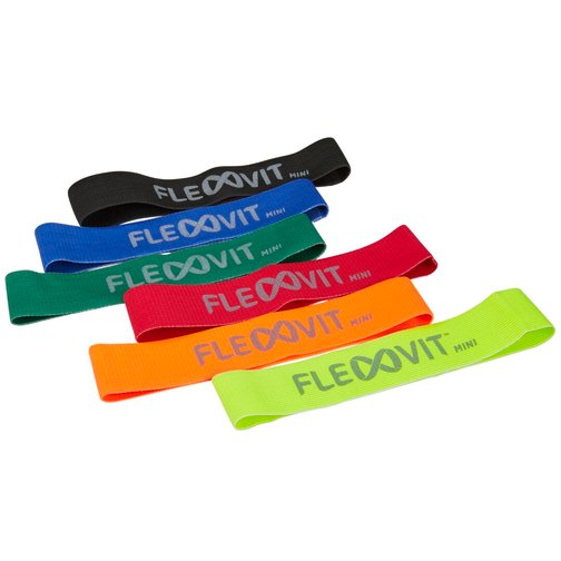 FLEXVIT® Mini Fitnessband, 6er-Set