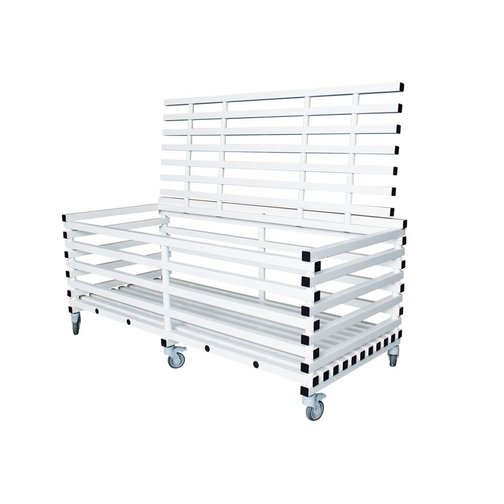 Materialwagen PVC rechteckig mit Deckel