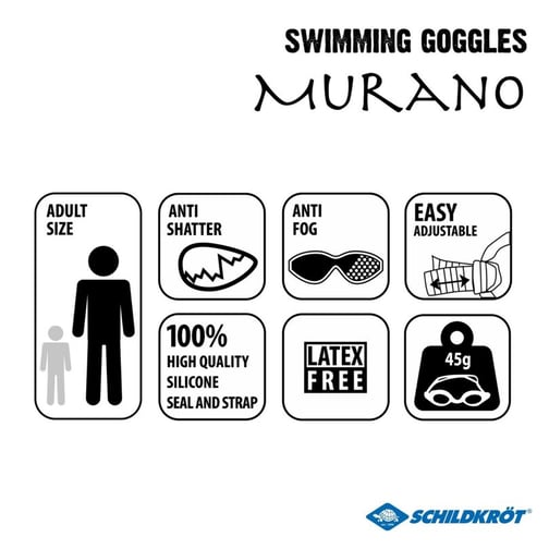 Schildkröt® Erwachsenen Schwimmbrille MURANO