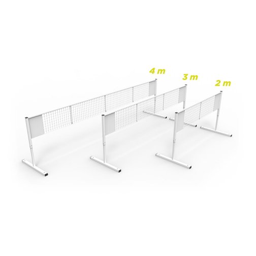 KICKNET Fußball Tennis Netz aus Stahl