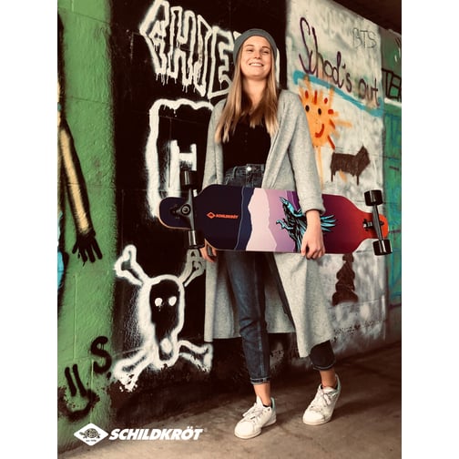 Schildkröt® Longboard Freeride 41 God Feather 