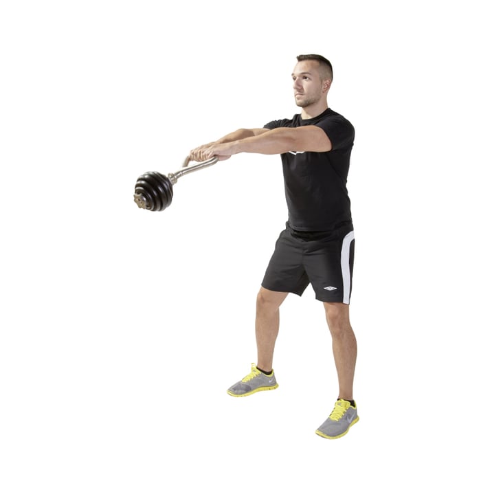 Sport Gewichte Tiguar Kettlebell 6 Kg Blau - Ideal Für Home Fitness & Krafttraining Blaue Vinyl Kettlebell