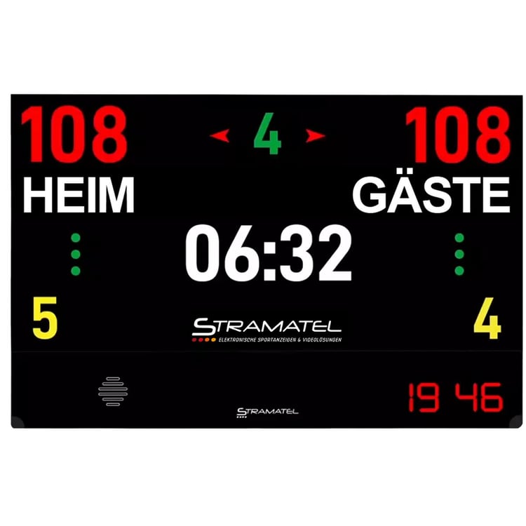 Septpenta Fernbedienung Für Anzeigetafel – Leicht, Tragbar, Intuitiv, Für Indoor-Sportarten Wie Basketball, Fußball, Handball & Mehr