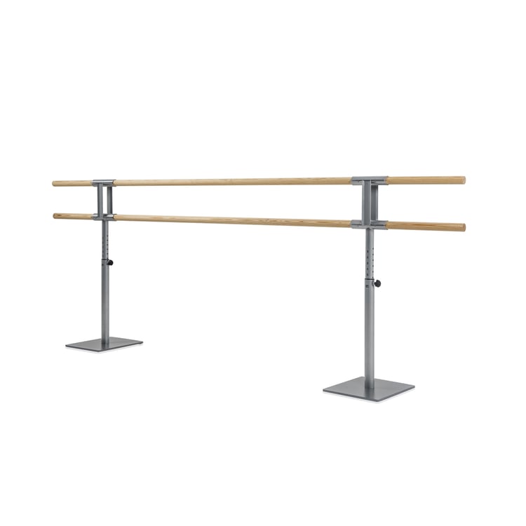 ASumPio Mobile Ballettstange 150 Cm – Höhenverstellbar (80–105 Cm), Mit Rutschfesten Füßen | Für Tanz, Dehnung & Yoga, Tragbar