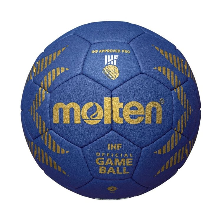 Molten Handball H3X2200-BY – Trainingsball In Blau/Gelb, Größe 3, Weich & Griffig