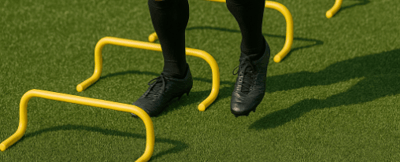 Trainingshürden Fußball