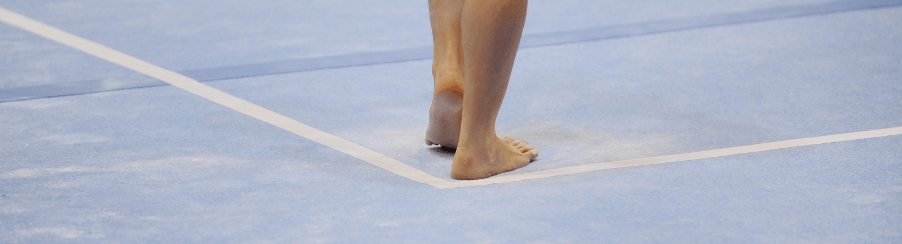 Elastische Tumblingbahn für Sprungfolgen, Bodenturnen und Akrobatik – perfekt für Training und Wettkampf.