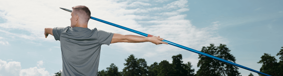 Leichtathletik-Wurfspeer für präzise Würfe im Training und Wettkampf – geeignet für Schule, Verein und Leistungsbereich.