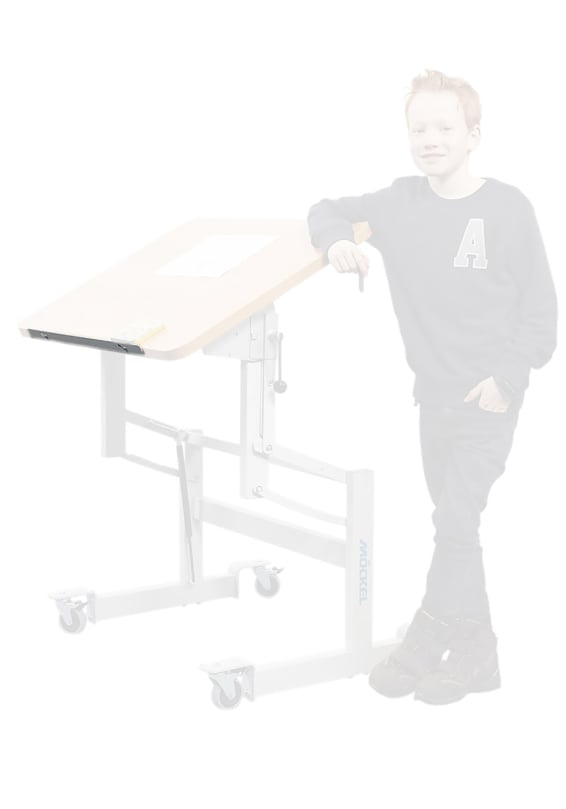 Anschlagkante flach, für Arbeitstisch 58 x 0,5 cm, lichtgrau