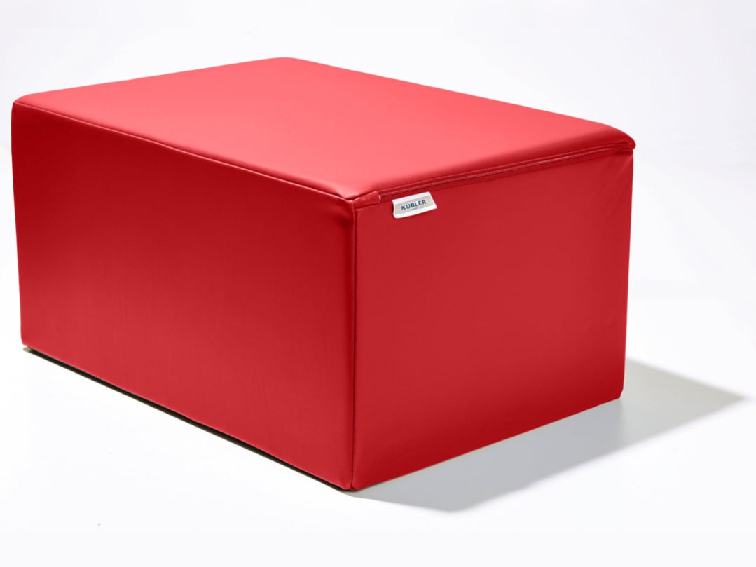 Kübler Sport Positurkissen - Lagerungskissen, Rot, 50 x 25 x 5 cm