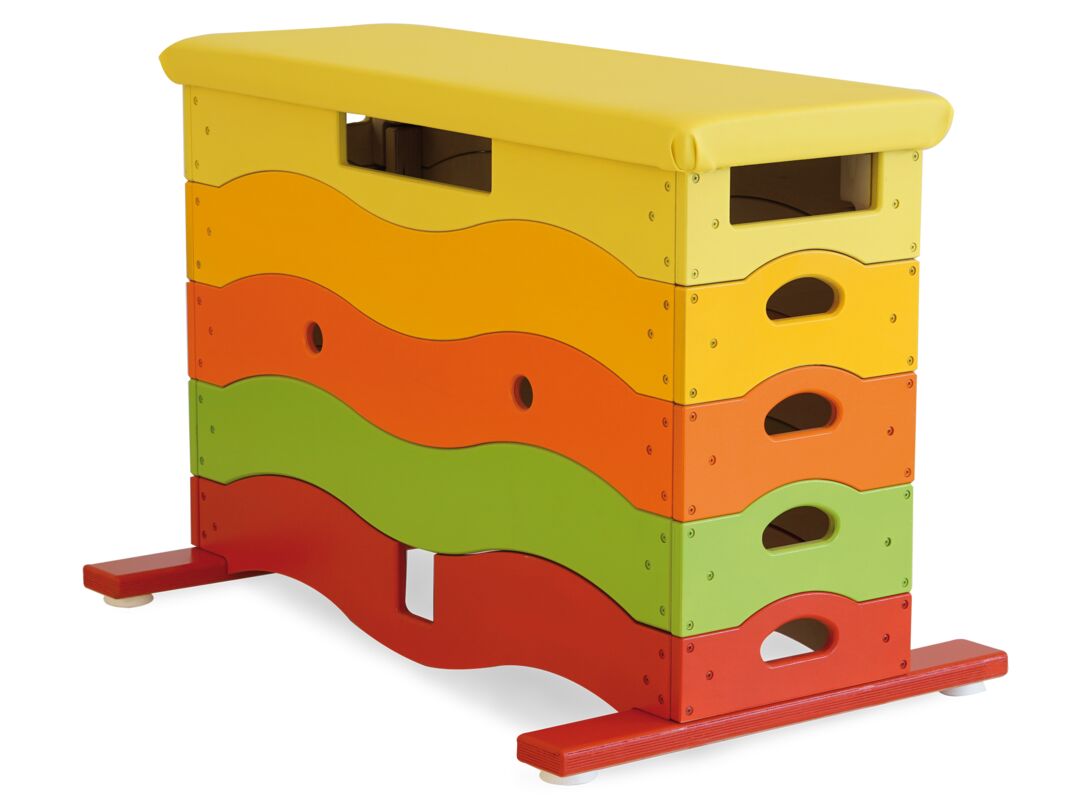 Kübler Sport Sprungkasten Regenbogen, 5-teilig, ohne Fahreinrichtung