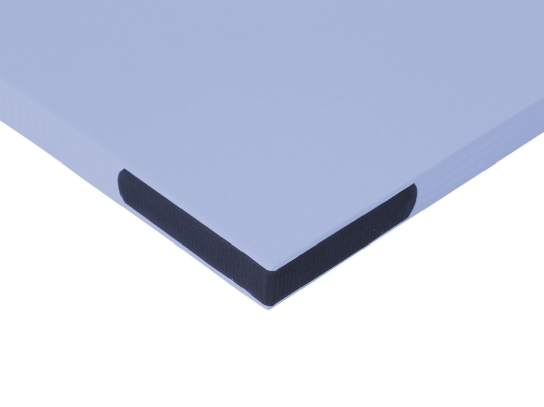 Kübler Sport Fallschutzmatte SUPERLEICHT, Hellblau, 100 x 100 x 6 cm