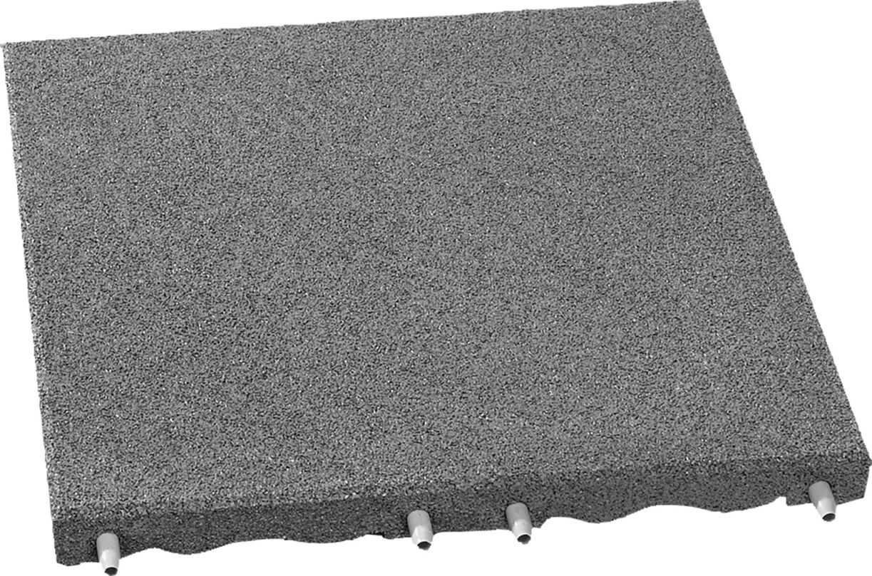 EUROFLEX Fallschutzfläche, schmal, Grau, 5 cm