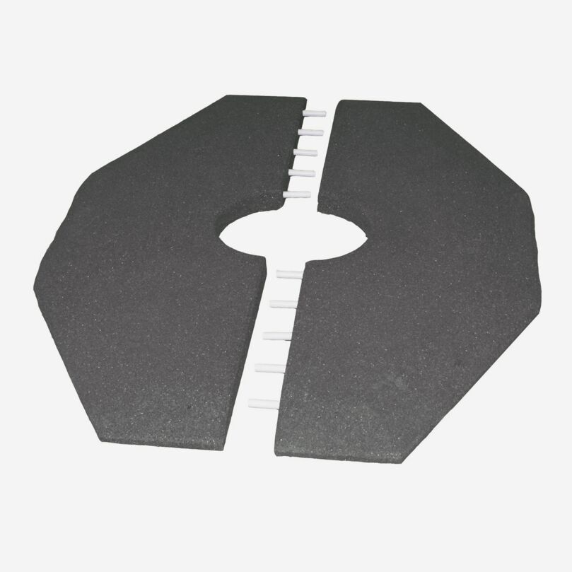 Fallschutzrand für Wippen, Grau