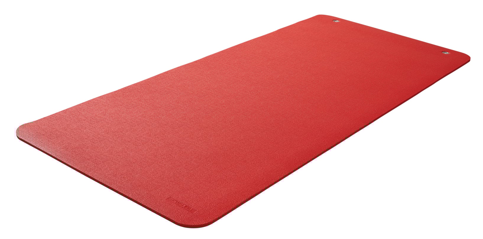 Kübler Sport Gymnastikmatte mit Ösen, Rot, 180 x 100 x 1 cm