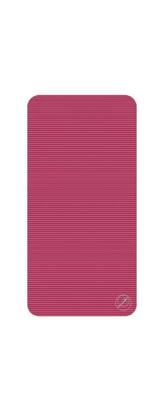 Profigym Gymnastikmatte, Rot, ohne Ösen, 120 x 60 x 1 cm