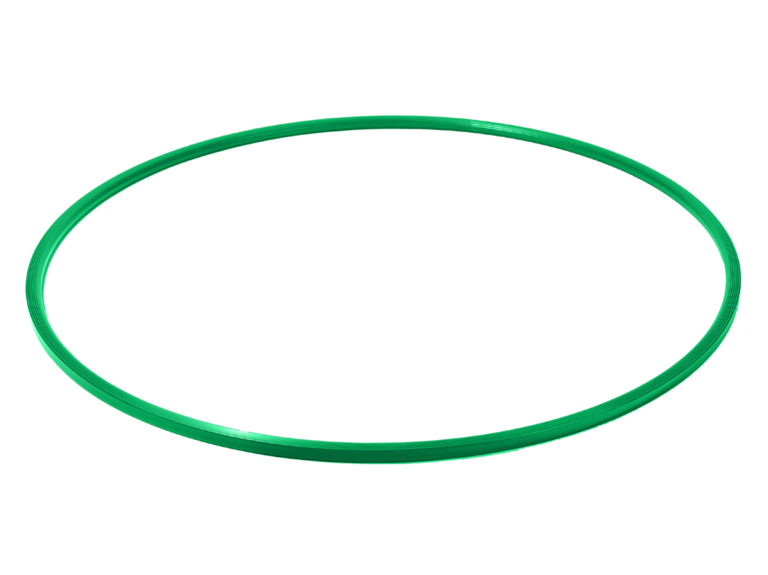 Kübler Sport Gymnastikreifen PVC, Grün, 50 cm