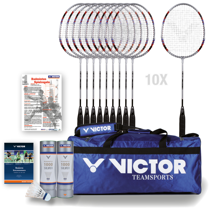 VICTOR Badminton-Schulsparpaket BEGINNER
