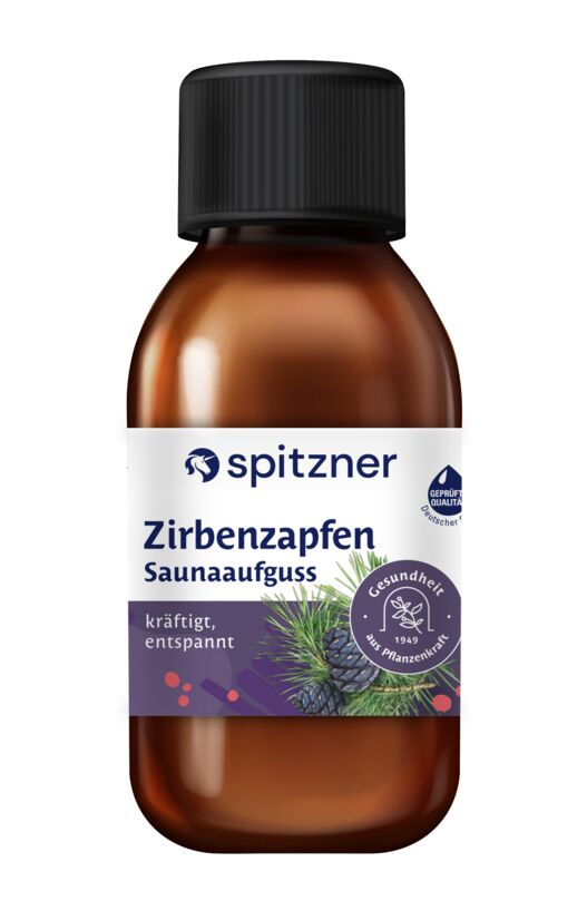 Spitzner Saunaaufguss Zirbenzapfen, 125 ml