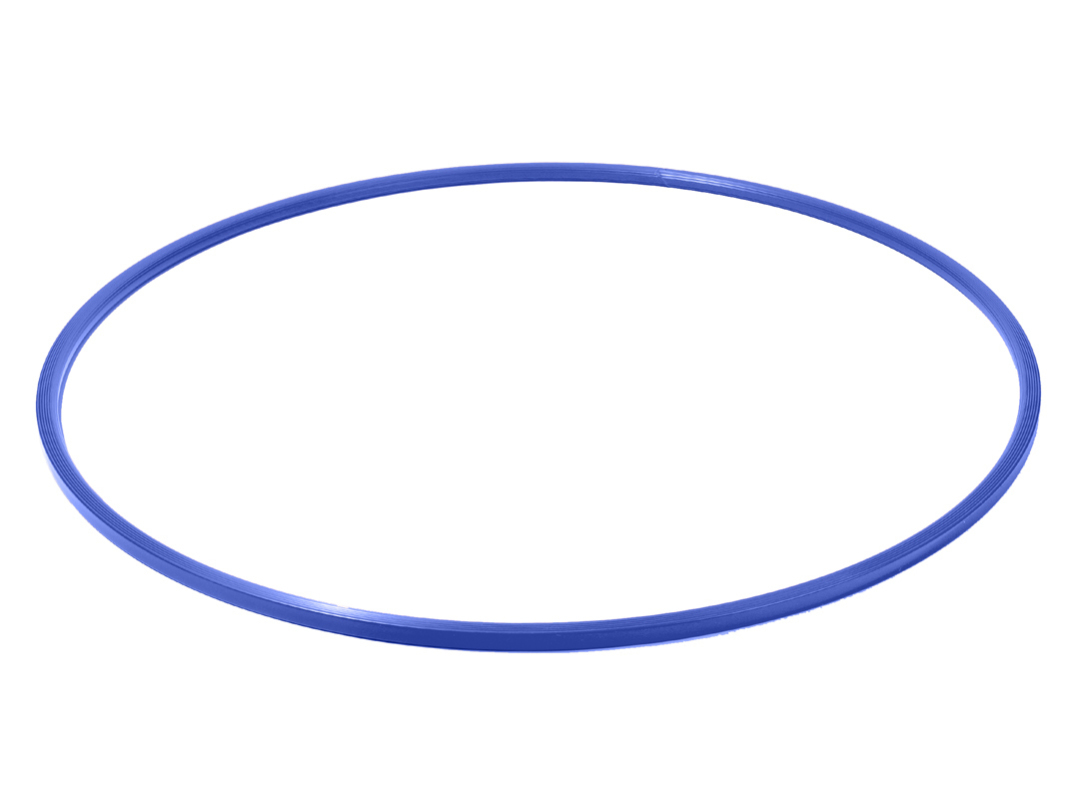Kübler Sport Gymnastikreifen PVC, Blau, 50 cm