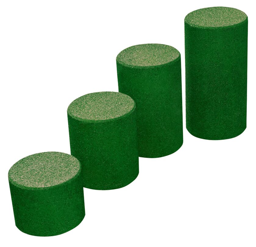 EUROFLEX Stepper Spiel- und Sitzmöglichkeit, Grün, 20 cm