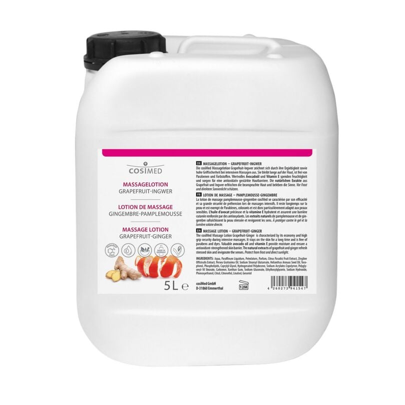 cosiMed Massagelotion Grapefruit-Ingwer, 5 l