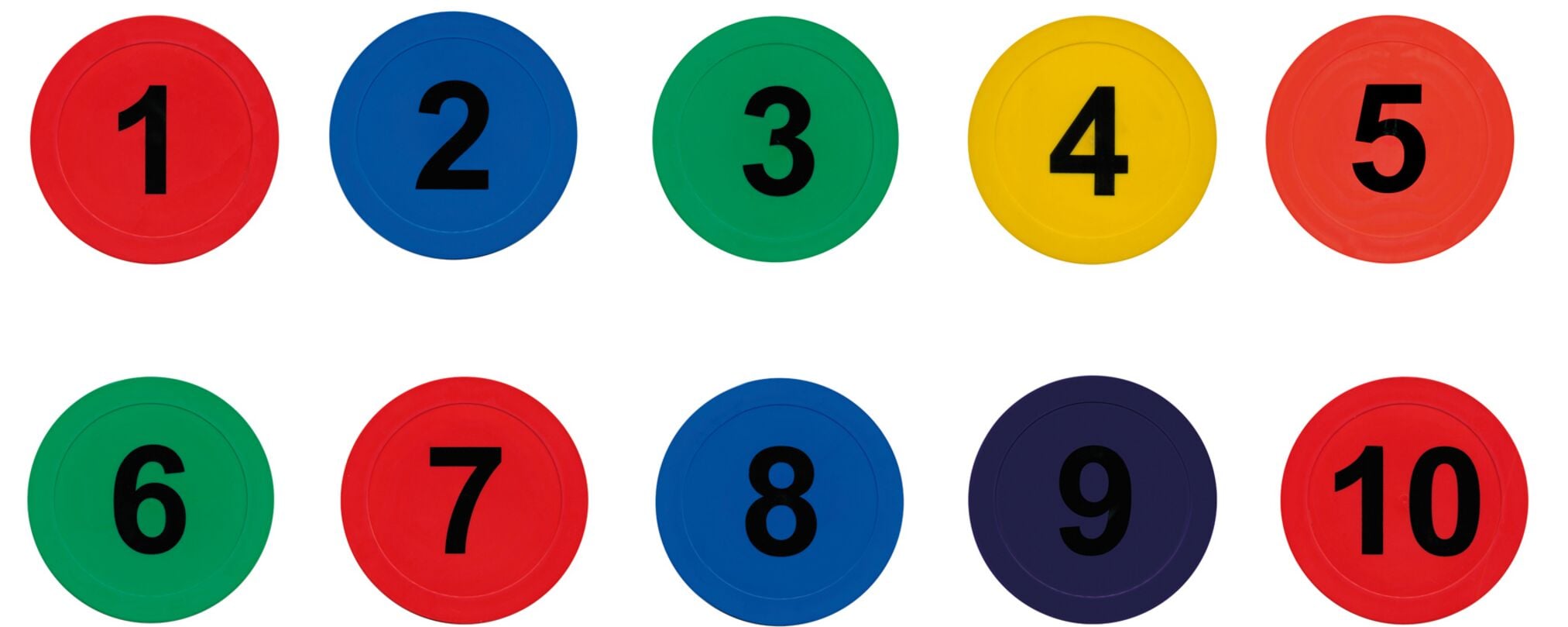 Bodenmarkierung Zahlen, 10er-Set
