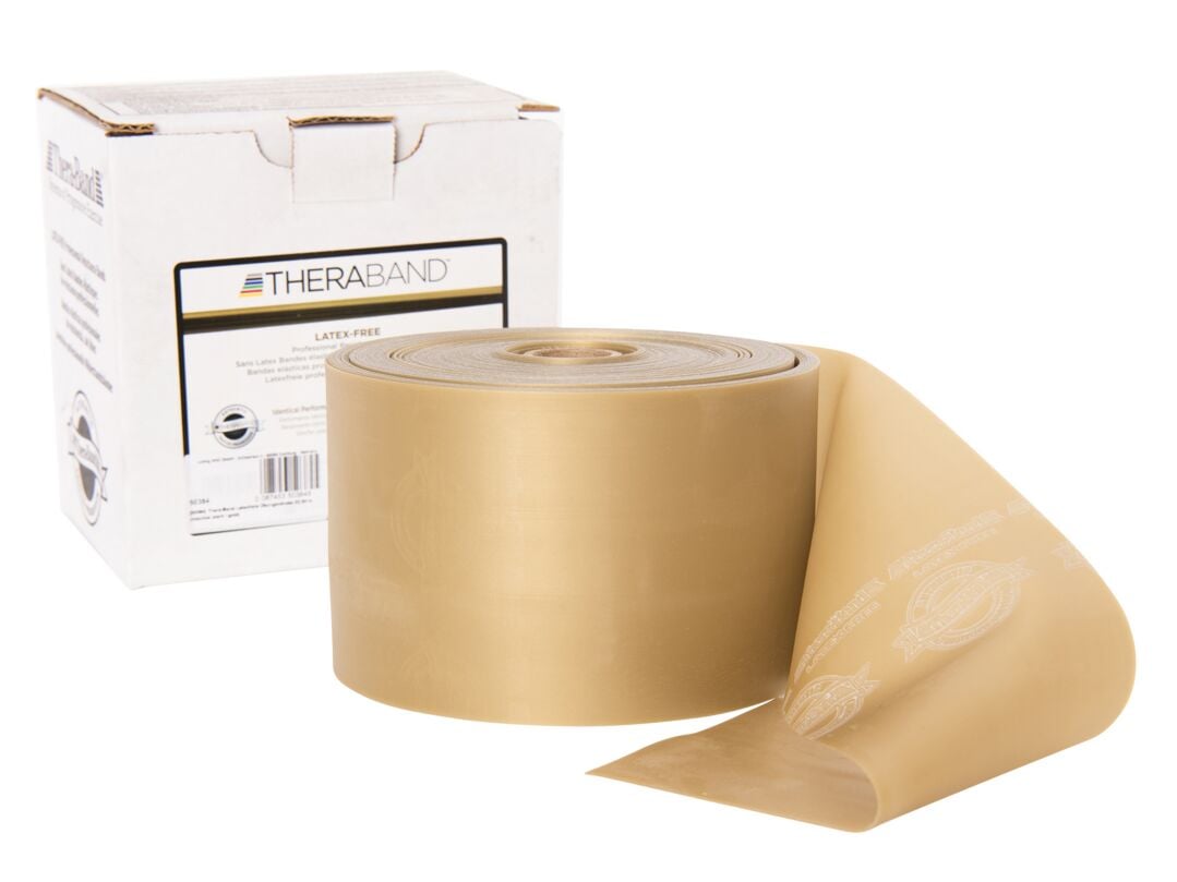 TheraBand Fitnessband Latexfrei 22,85 m, maximal stark