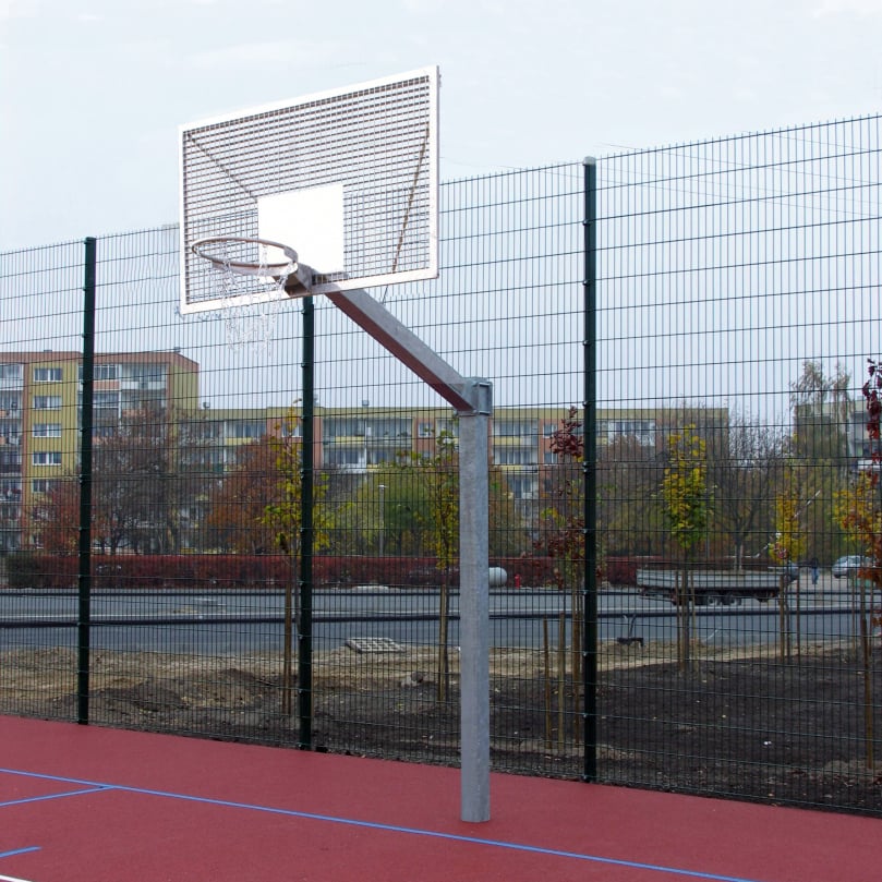 Kübler Sport Basketballanlage Outdoor Silent 165, 180 x 105 cm, Gitterzielbrett