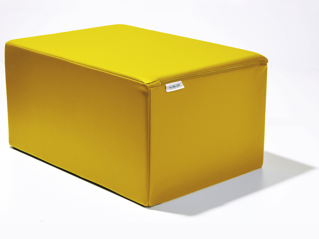 Kübler Sport Positurkissen - Lagerungskissen, Gelb, 50 x 25 x 5 cm