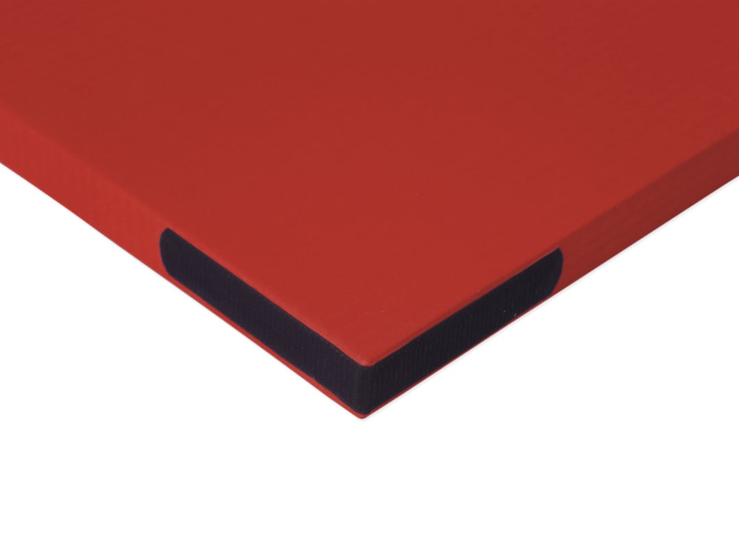 Kübler Sport Fallschutzmatte SUPERLEICHT, Rot, 100 x 100 x 6 cm