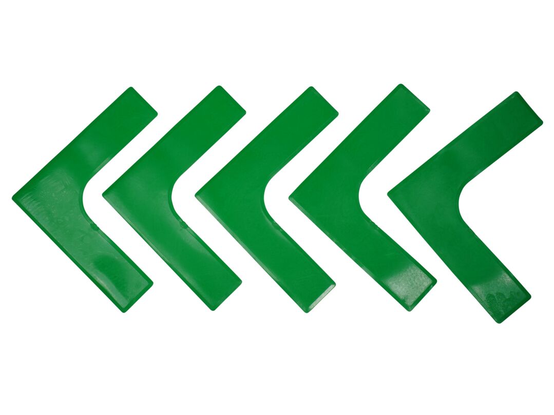 tanga sports Bodenmarkierung Ecke, 5er-Set, Grün