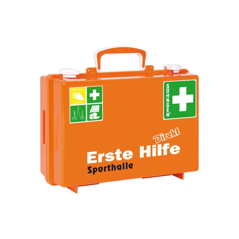 aluderm Erste-Hilfe-Koffer DIREKT Sporthalle, DIN 13157