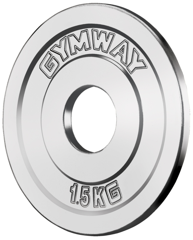 Gymway Hantelscheibe FRICTION GRIP, 1,5 kg
