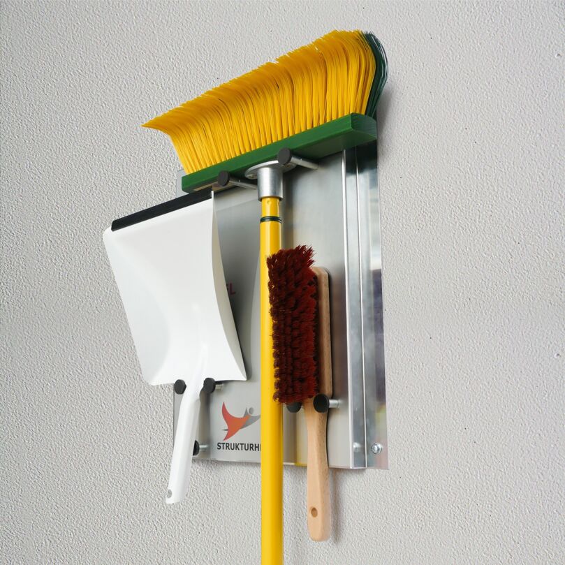 Strukturheld Komplettset mit Krallenbesen, mit Schrauben und Dübel