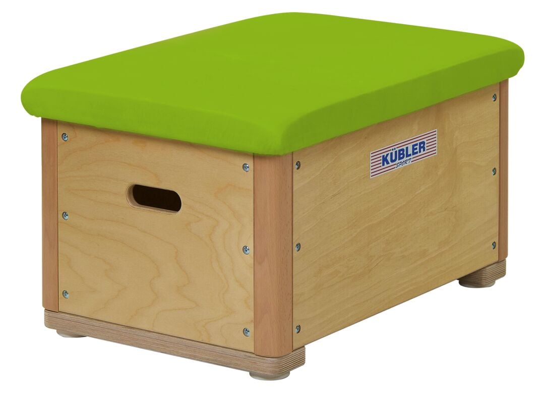Kübler Sport Sprungkasten BASIC, Kunstleder, Grün, 1-teilig