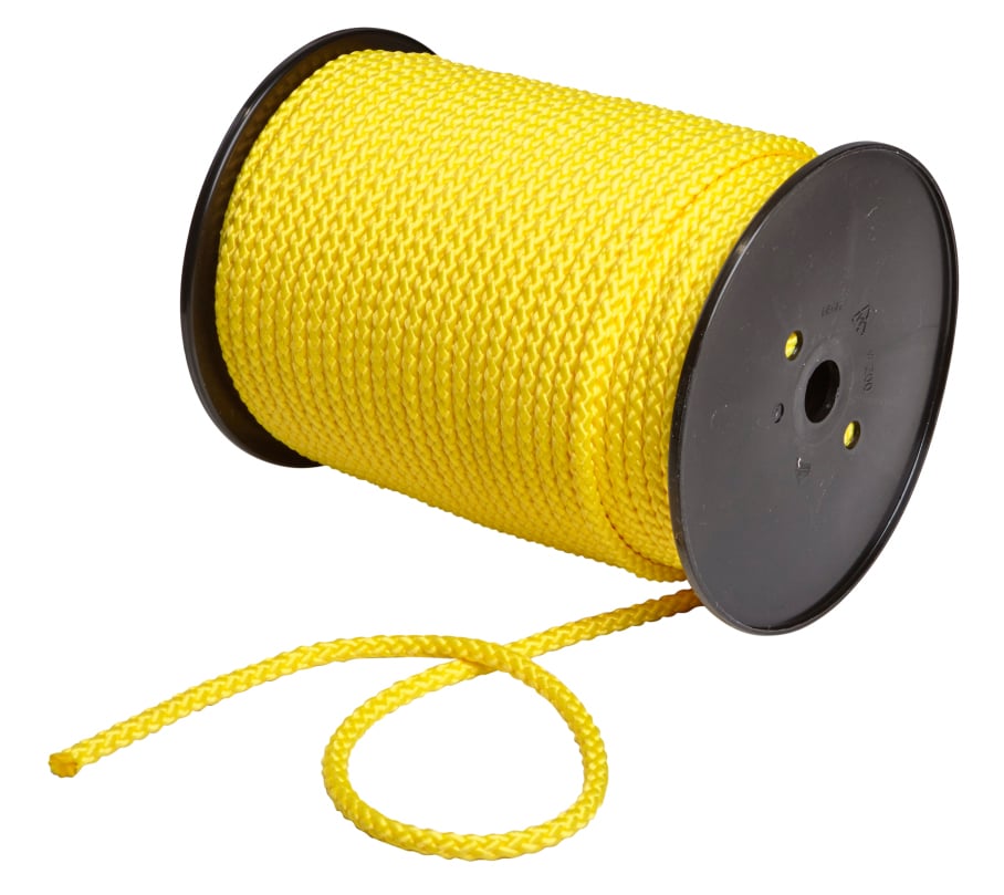 Kübler Sport Gymnastik-Springseil 100 m-Rolle, Gelb