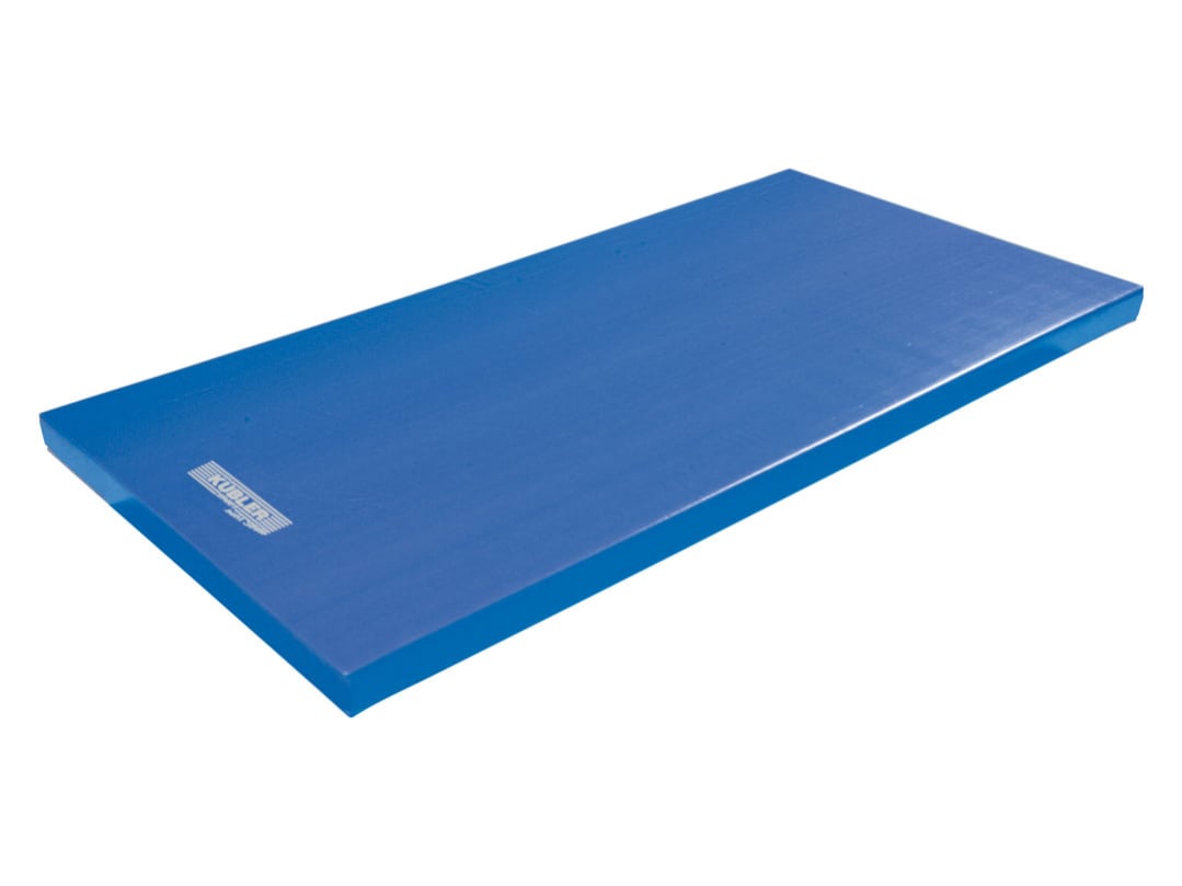Kübler Sport Superleicht-Turnmatte, Blau, 150 x 100 x 6 cm, Ohne Besatz