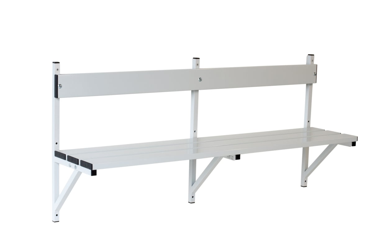 Sypro Wandbank, Aluminium, 200 cm