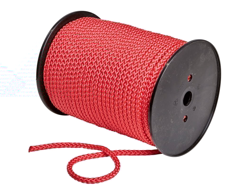 Kübler Sport Gymnastik-Springseil 100 m-Rolle, Rot