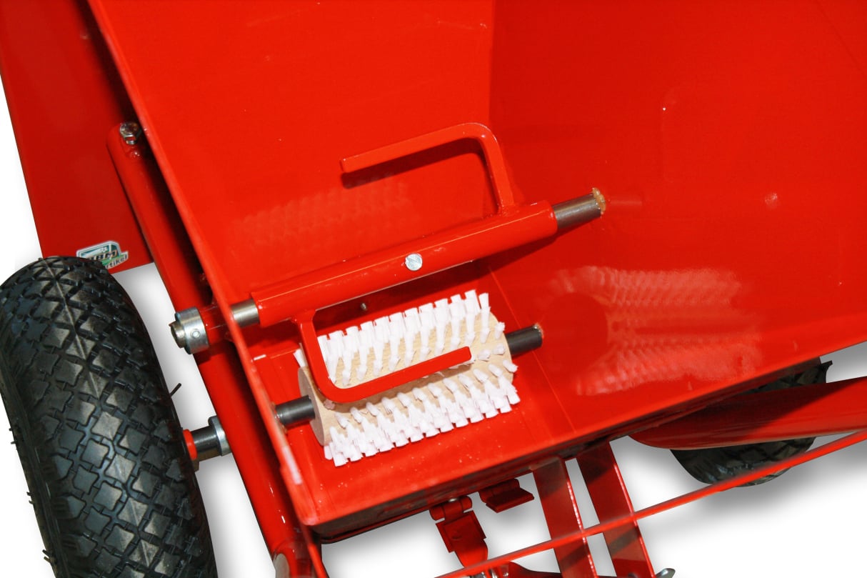 Trockenmarkierwagen 35 Liter mit zwei Führungsrädern, mit Rührwerk