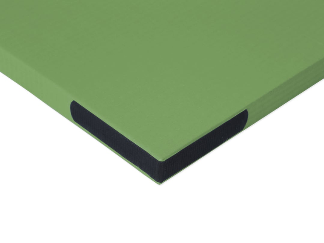 Kübler Sport Fallschutzmatte SUPERLEICHT, Hellgrün, 100 x 100 x 6 cm