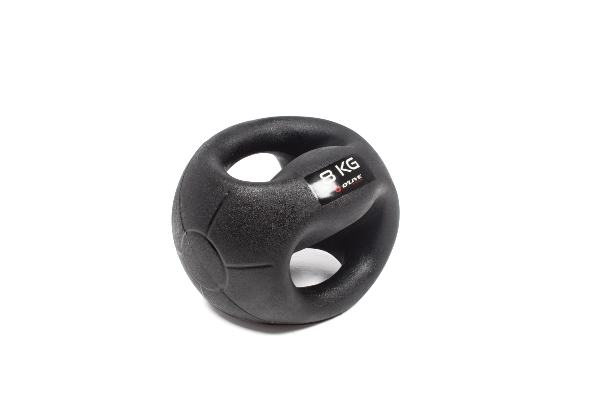 O'Live Medizinball DUAL GRIP, 8 kg