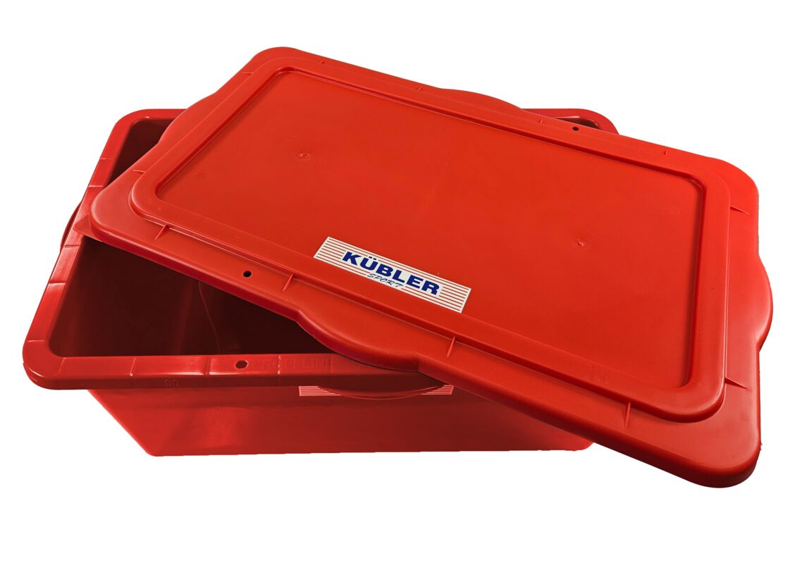 Kübler Sport Sportbokx mit Deckel 90 l, Rot