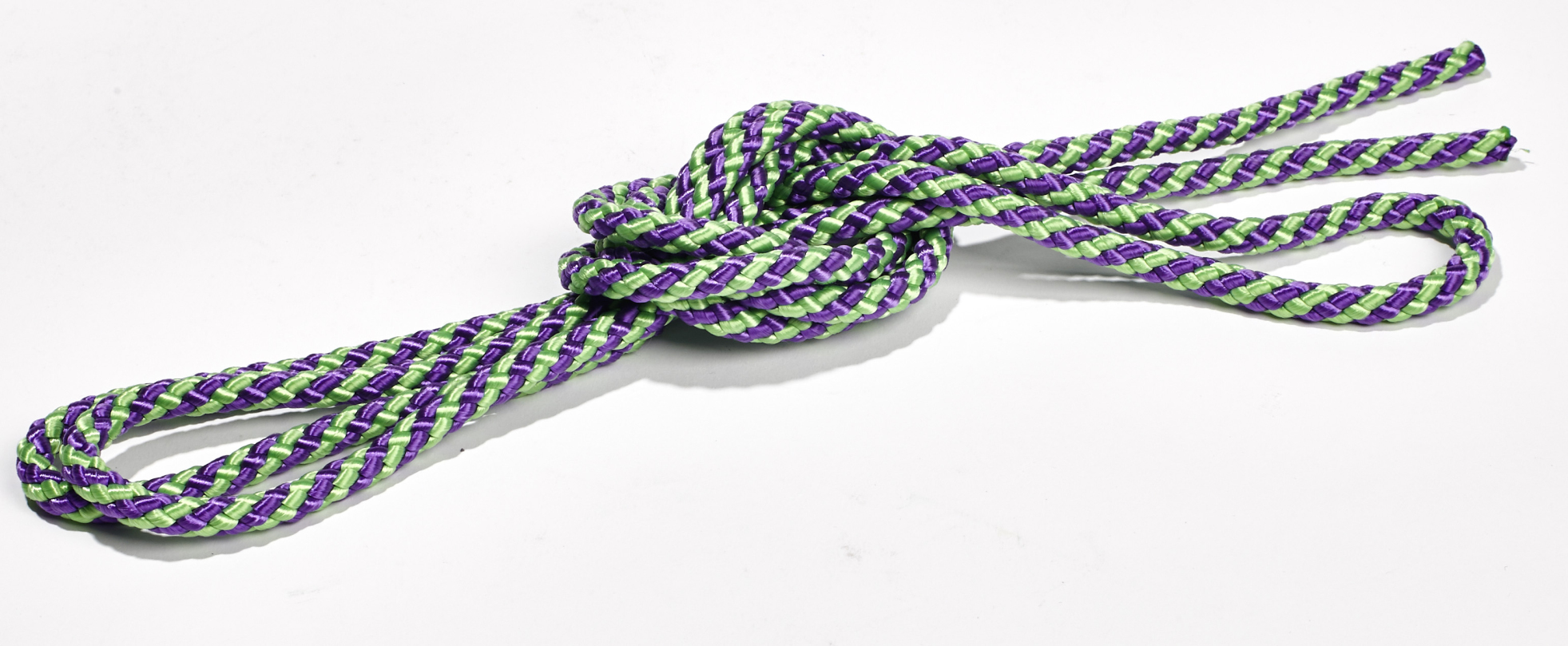 Kübler Sport Gymnastikseil zweifarbig, Violett / Grün