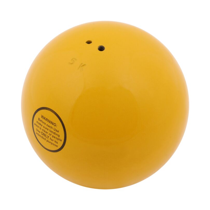 Wettkampfstoßkugel aus Stahl, 5 kg