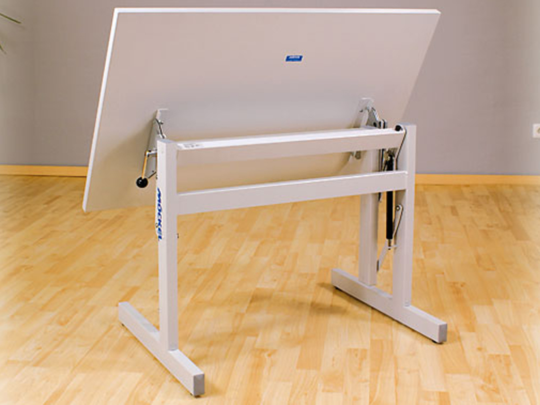 MÖCKEL ergo S 72 ergonomischer Tisch, Grau, 80 x 60 cm