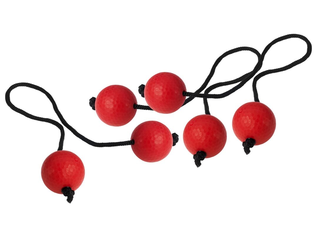 BEX Leitergolf Soft-Wurfbälle, Rot